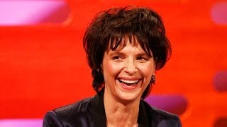 RICKY GERVAIS & JULIETTE BINOCHE Translate Jokes Into English - The Graham Norton Show BBC America