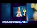 Dolly Parton honored posthumously, shares pre-recorded video message