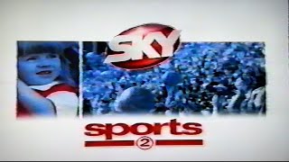 Sky Sports 2 - Continuity and Sky Sports Centre opening titles, Wednesday 14th January 1998