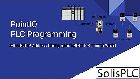 PointIO Allen Bradley Hardware & Software Tutorial | 1734-AENT Point IO EtherNet RSLogix 5000 Logic
