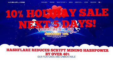 HASHFLARE REDUCES SCRYPT MINING CONTRACTS BY OVER 40%