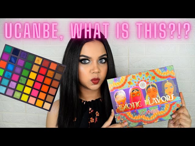 UCANBE Exotic Flavors Eyeshadow Palette Swatch Video Easy, Breezy