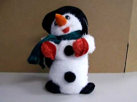 singing snowman toy