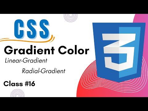 How to Add Gradient Color in CSS | Linear Gradient Color |Radial Gradient Color | Class 16