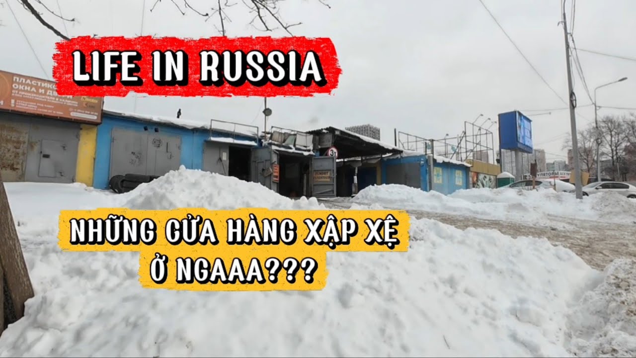 Tập 86 ở nga, Cửa hàng xập xệ, những khu vực xây dựng tự phát tại nga