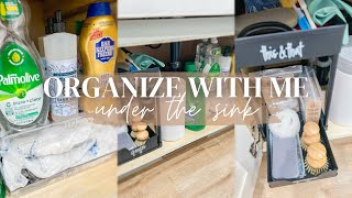 UNDER THE SINK ORGANIZATION // 52 WEEKS OF HOME ORGANIZATION WEEK 4 // CHARLOTTE GROVE FARMHOUSE