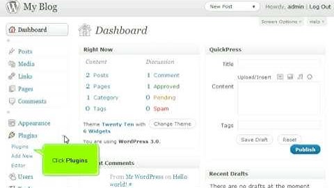 WordPress 3.0 - 10 - Plugins