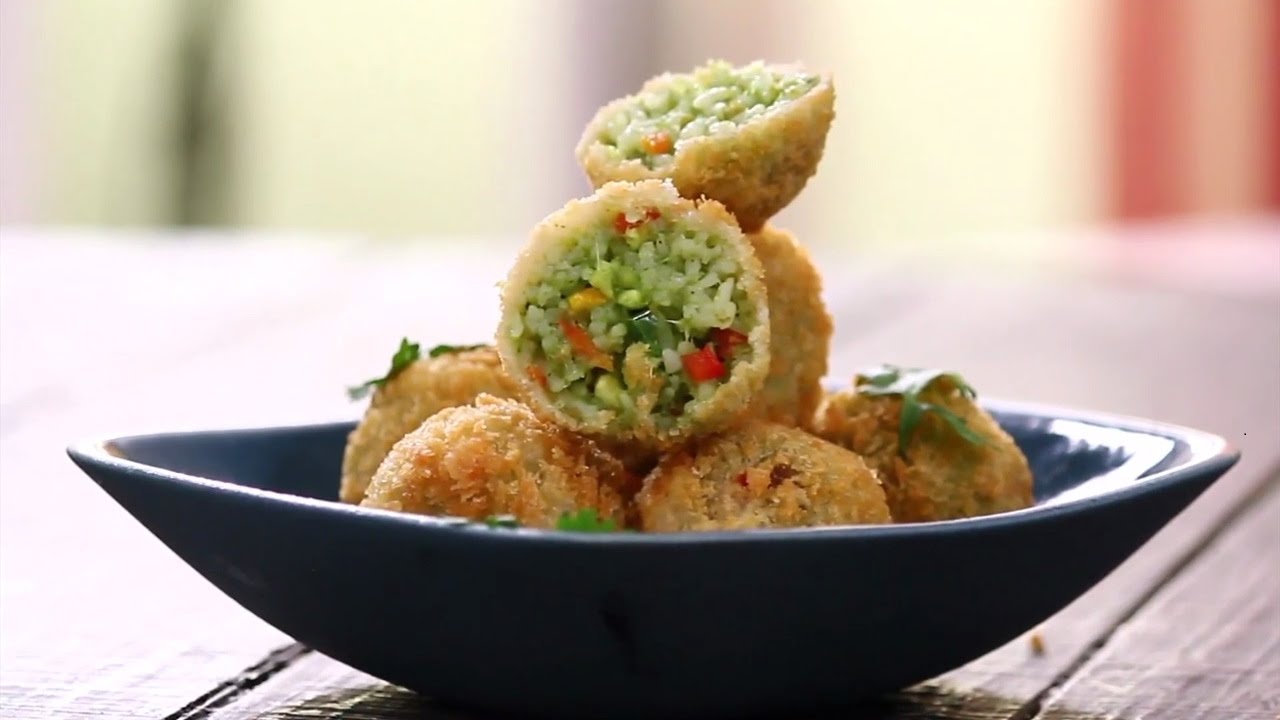 Thai Curry Rice Balls In Gujarati | Snacky Ideas by Amisha Doshi | Sanjeev Kapoor Khazana