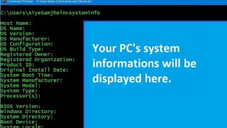 Getting System & program information using cmd | CMD full tutorial part 5 in hindi
