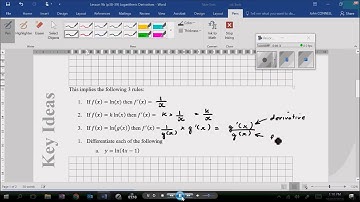 2.3 Logarithmic Derivatives