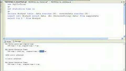 SQL Server 2005 performance gains with .NET managed code