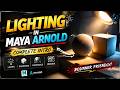 Introduction to Lighting in Maya Arnold | Beginner Tutorial (Step-by-Step)