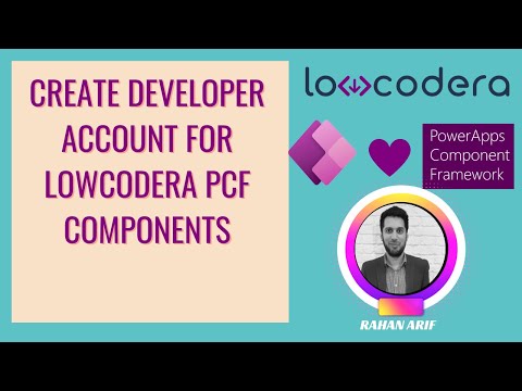 Create FREE Developer account for Lowcodera PCF Components