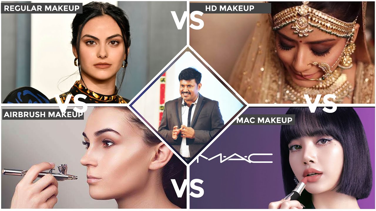 Regular Makeup Vs Hd Mac