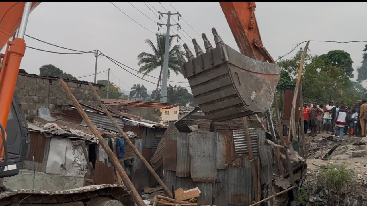Les Démolitions les plus Extrêmes jamais effectuées Na Tshangu L’état ne lâche rien qui vivra verra