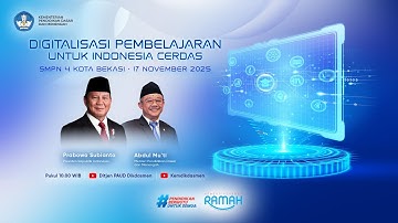Peluncuran Digitalisasi Pembelajaran untuk Indonesia Cerdas