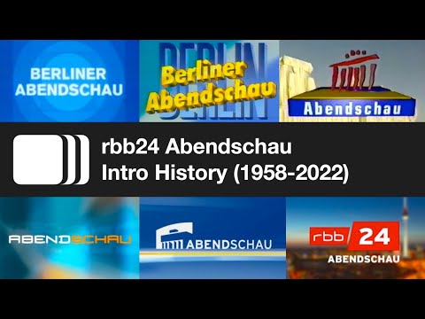 rbb24 Abendschau Intro History (1958-2022)