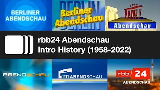 rbb24 Abendschau Intro History (1958-2022)