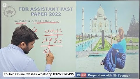 FBR Assistant Past Paper 2022 | PPSC Preparation Daily FPSC SPSC CSS KPPSC PMS GK MPT MCQS