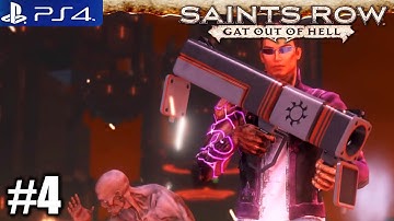 Saints Row: Gat out of Hell - PS4 Playthrough Gameplay 1080p Johnny Gat PART 4