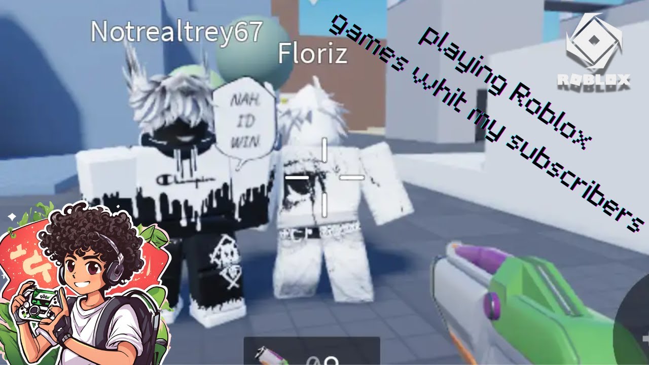 Playing roblox games whit my subscribers
