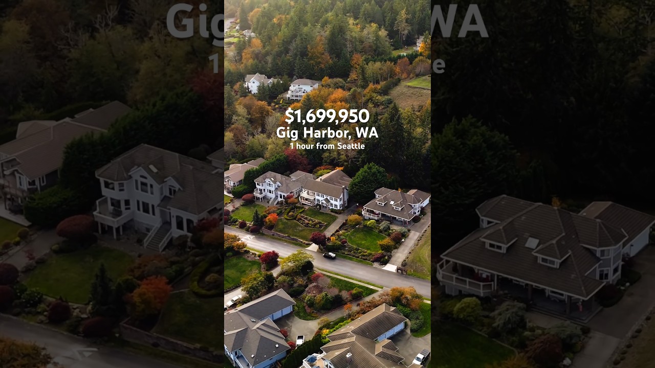 This home in Gig Harbor is a slam dunk #realestate #realtor #seattle #simplistic #gigharbor #shorts