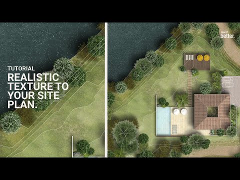 How to Create an Artistic and Realistic Site Plan with Sketchup and  Photoshop - YouTube