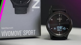 Garmin vivomove Sport Review   Interface Tour // A Hybrid Smartwatch with Fitness and Style!