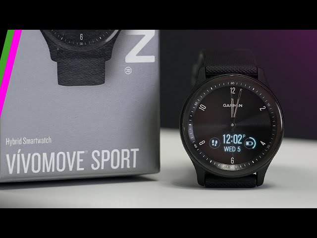 Garmin vivomove Sport Review + Interface Tour // A Hybrid Smartwatch with Fitness and Style!