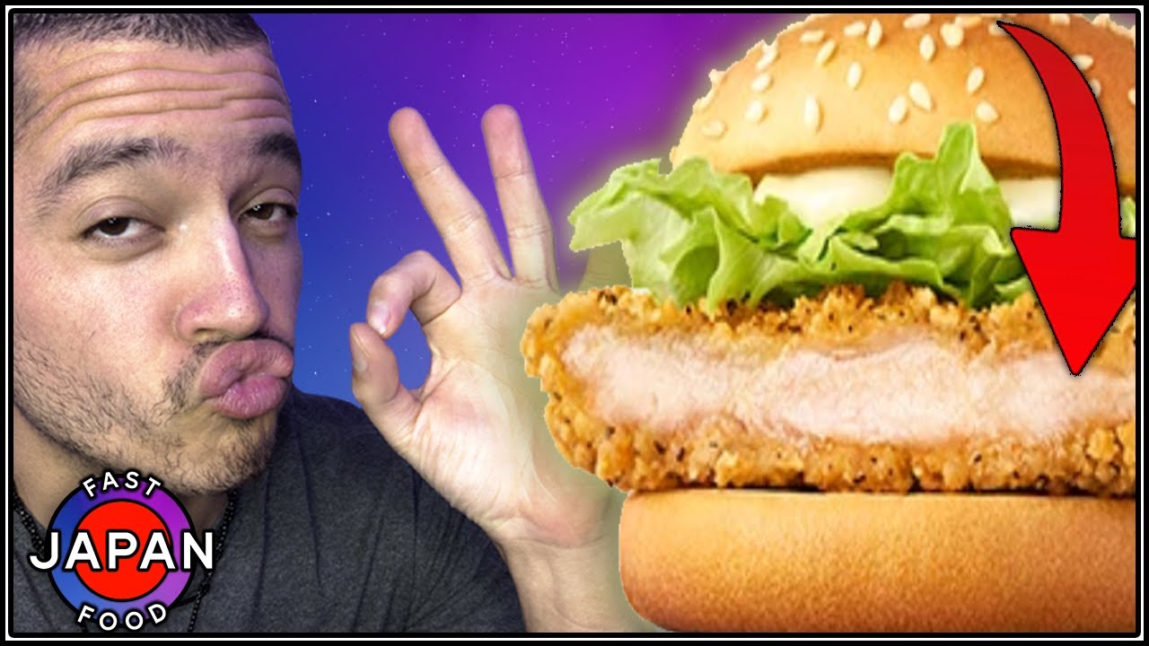 McDonalds Japan's JUICY Black Pepper Chicken Burger Fast Food Japan
