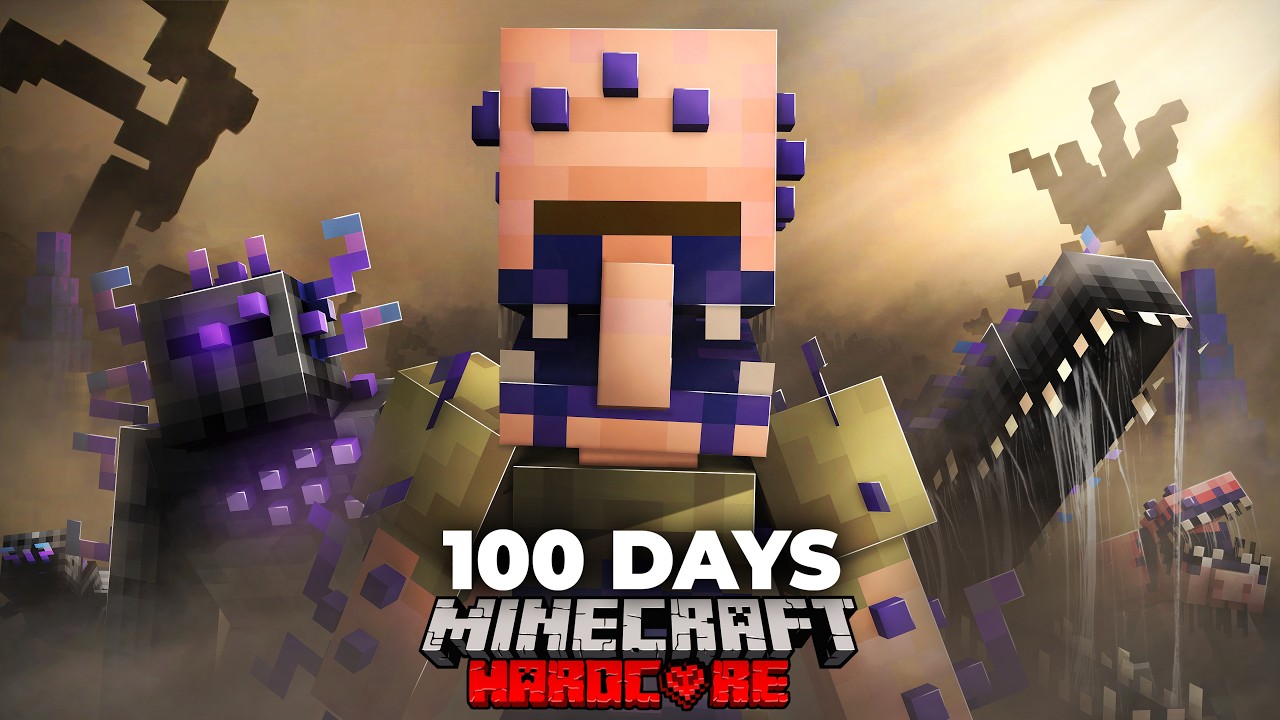 I Survived 100 Days as a PARASITE HUNTER in Minecraft Hardcore...
