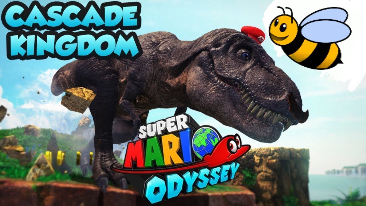 Playing Super Mario Odyssey - Cascade Kingdom - On My New Switch! - YouTube