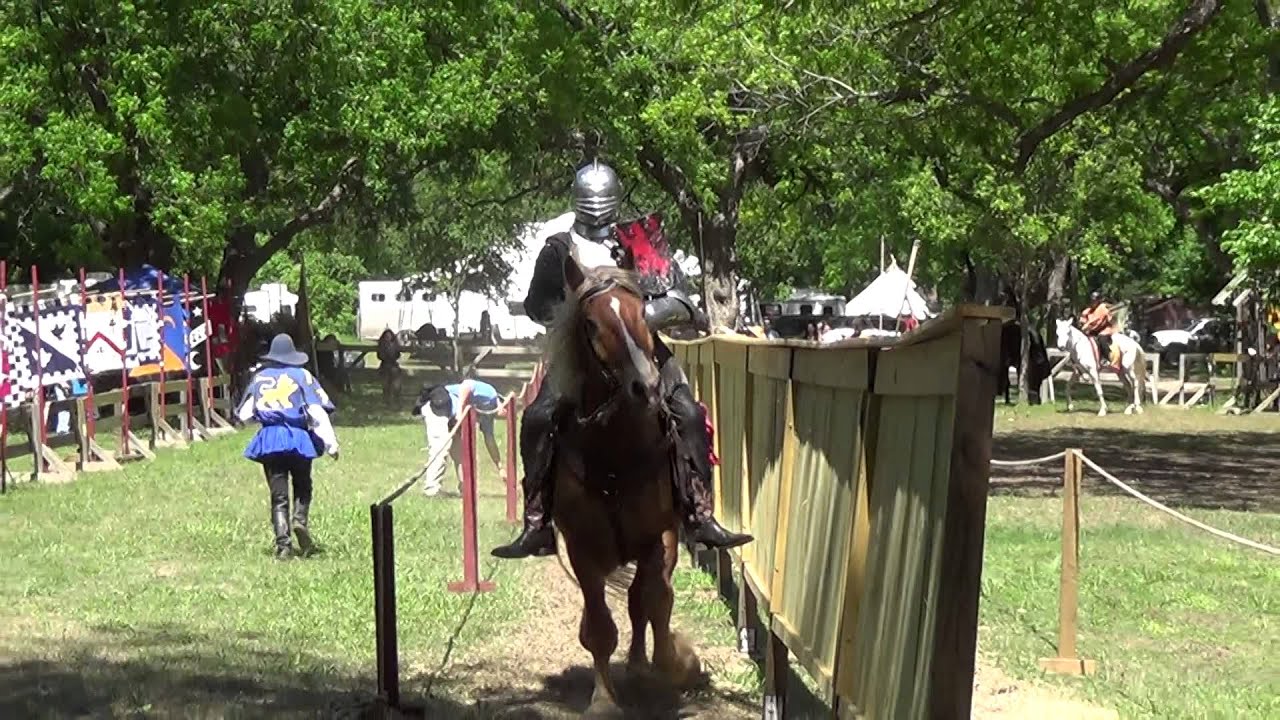 Jousting - 5th Session, Charlie Andrews vs Dave Wise, pass 2, Lysts on the Lake