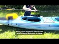What is included with the azul tasman tamdem kayak