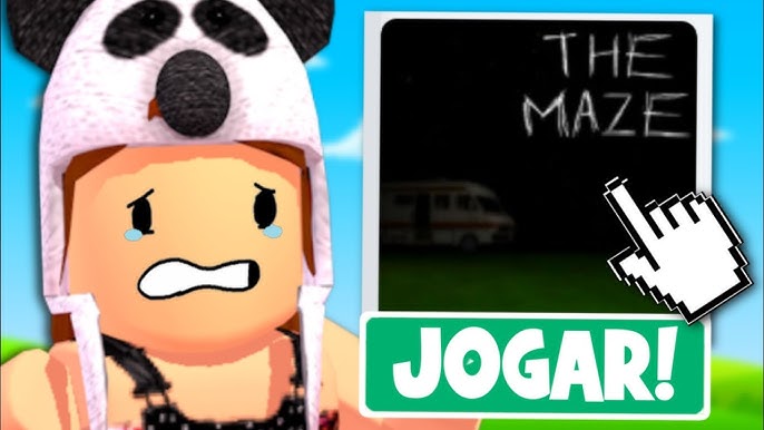 ROBLOX THE MAZE - ESCAPE DO MONSTRO DA CAVERNA! 