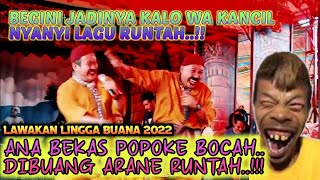DIJAMIN NGAKAK‼️🤣 WA KANCIL NEMBANG LAGU RUNTAH VERSI SANDIWARA LINGGA BUANA - LAWAKAN KANCIL KOSLET