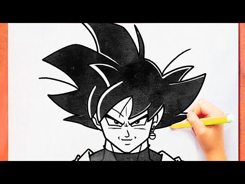 Como desenhar o Goku⚡ #gokublack #animefyp #narutoshippuden #foryou #d