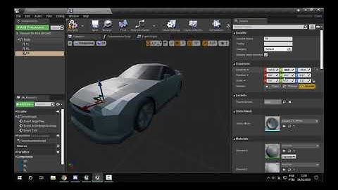 Unreal Engine 4 - Physics Constraints Vehicle Tutorial - Part 1