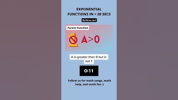 exponential functions in less than 20 seconds