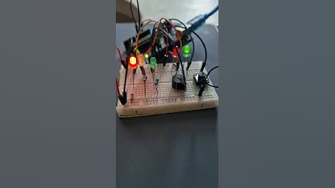 Traffic lights for a crosswalk
