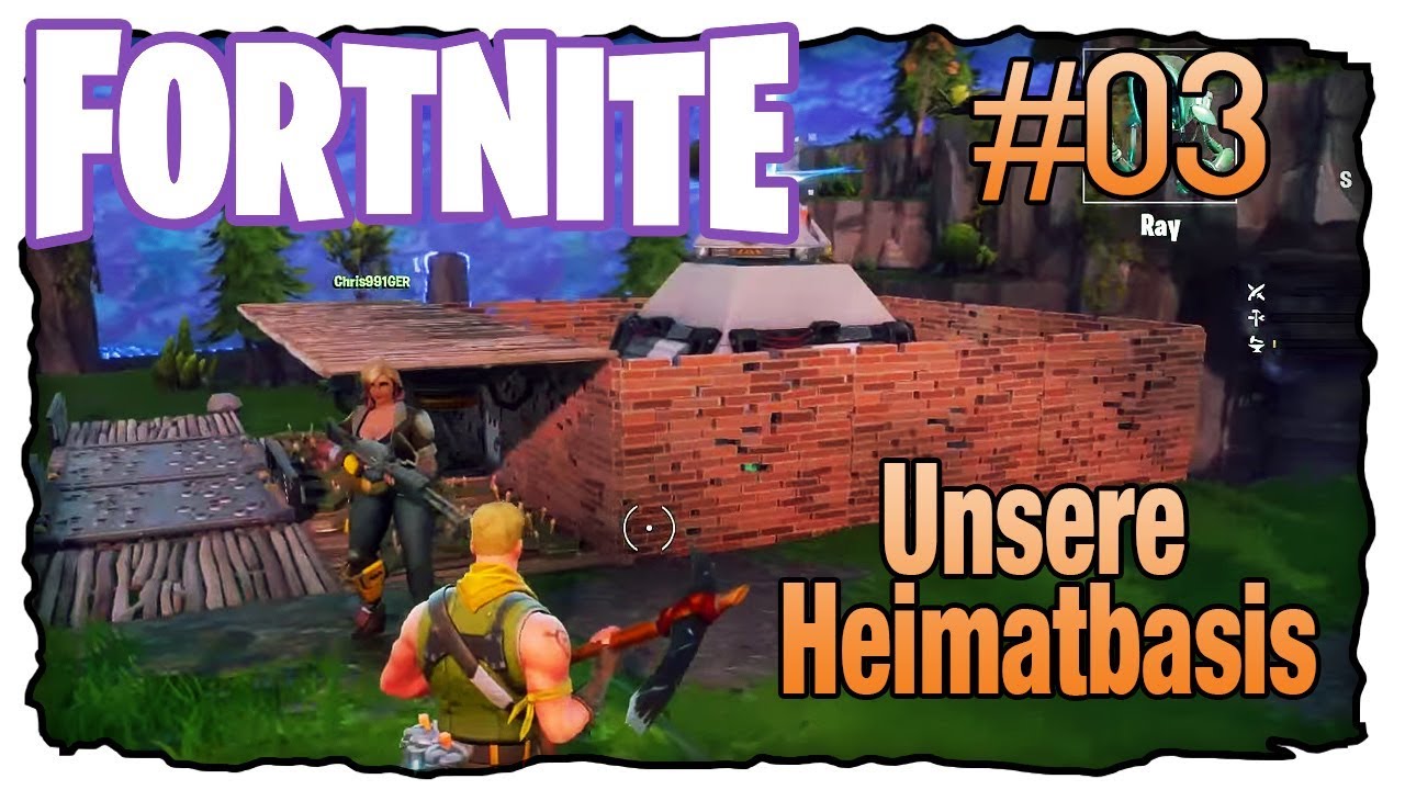 Unsere Heimatbasis 03 Let S Play Fortnite Deutsch Koop Pc - youtube premium