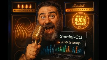 Voice and Audio Conversations with Gemini-CLI: Vibe Coding Session