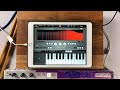 Addictive synth by virsyn  another classic  ipad live