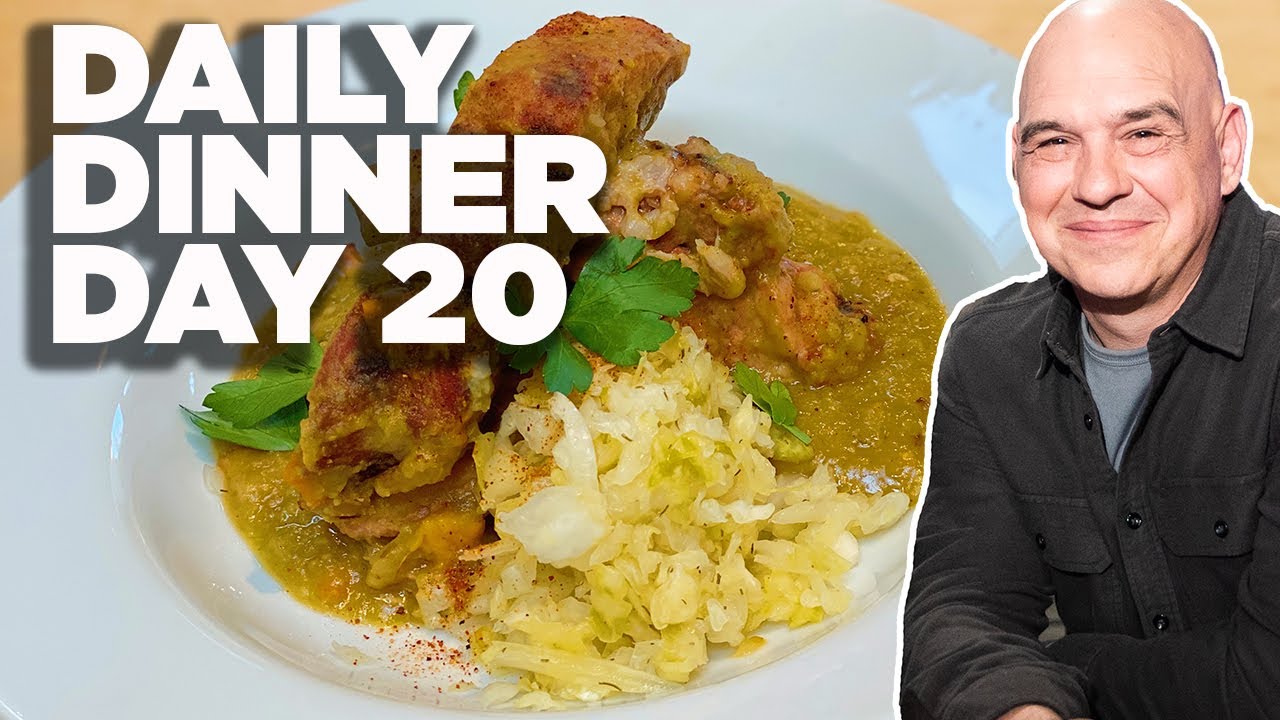 Pap’s Ribs and Split Pea Soup: Daily Dinner Day 20 | Daily Dinner with Michael Symon | Food Network