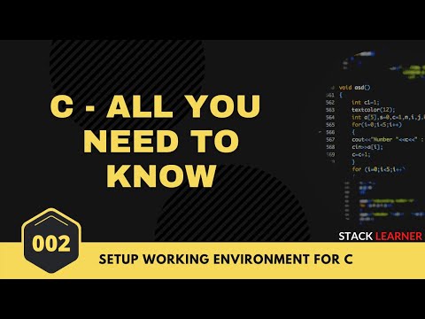 002.Setup Working Environment