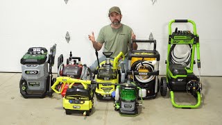 The Best Cordless Pressure Washer? Ego, Ryobi, Dewalt and More!