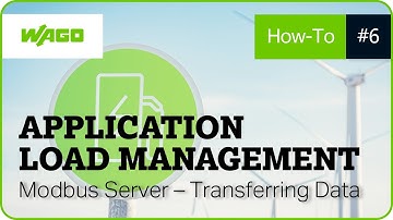 WAGO Load Management #6 | Provide and receive data as a Modbus server