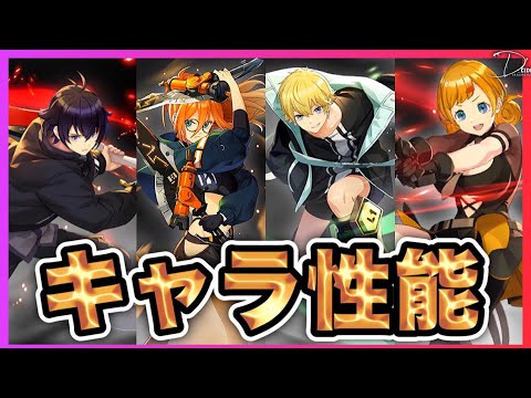 【トロメラ】初心者必見！！キャラクター性能について！リセマラにも役立つ（ディーサイドトロイメライ　D_CIDE TRAUMEREI THE ANIMATION）