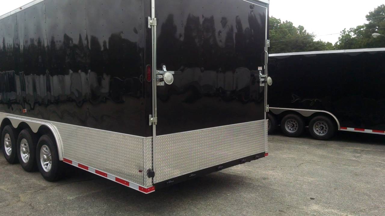 8.5x28 enclosed triple axle YouTube