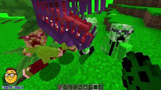 i obliterate the creeper boss world in Rusty Woolz and Fun With Minecraft Mods